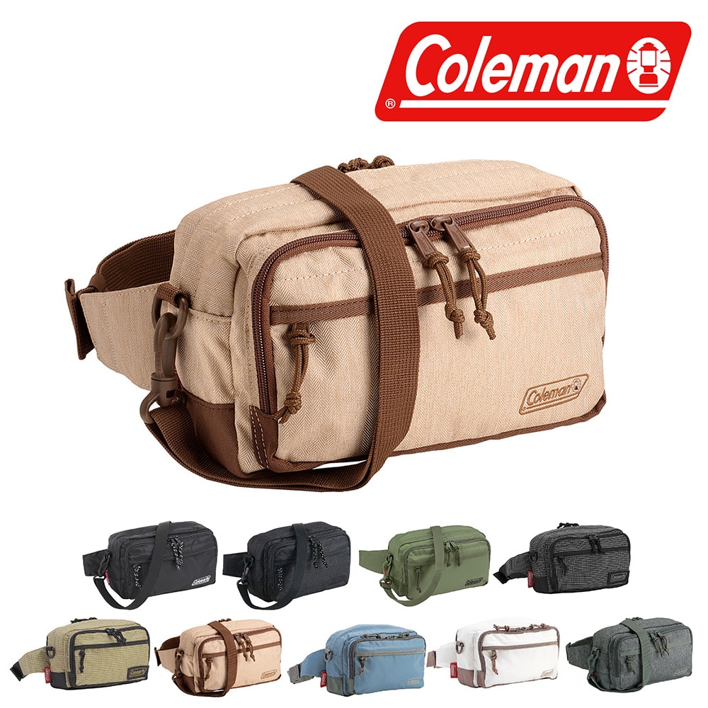 コールマン バッグ 2WAYウエストバッグ ショルダーバッグ ウエストポーチ ナイロン Coleman ウォーカーポーチ 2L B6 メンズ レディース キッズ 誕生日プレゼント ギフト 【正規代理店】 5.バターナッツ -99x2205870
