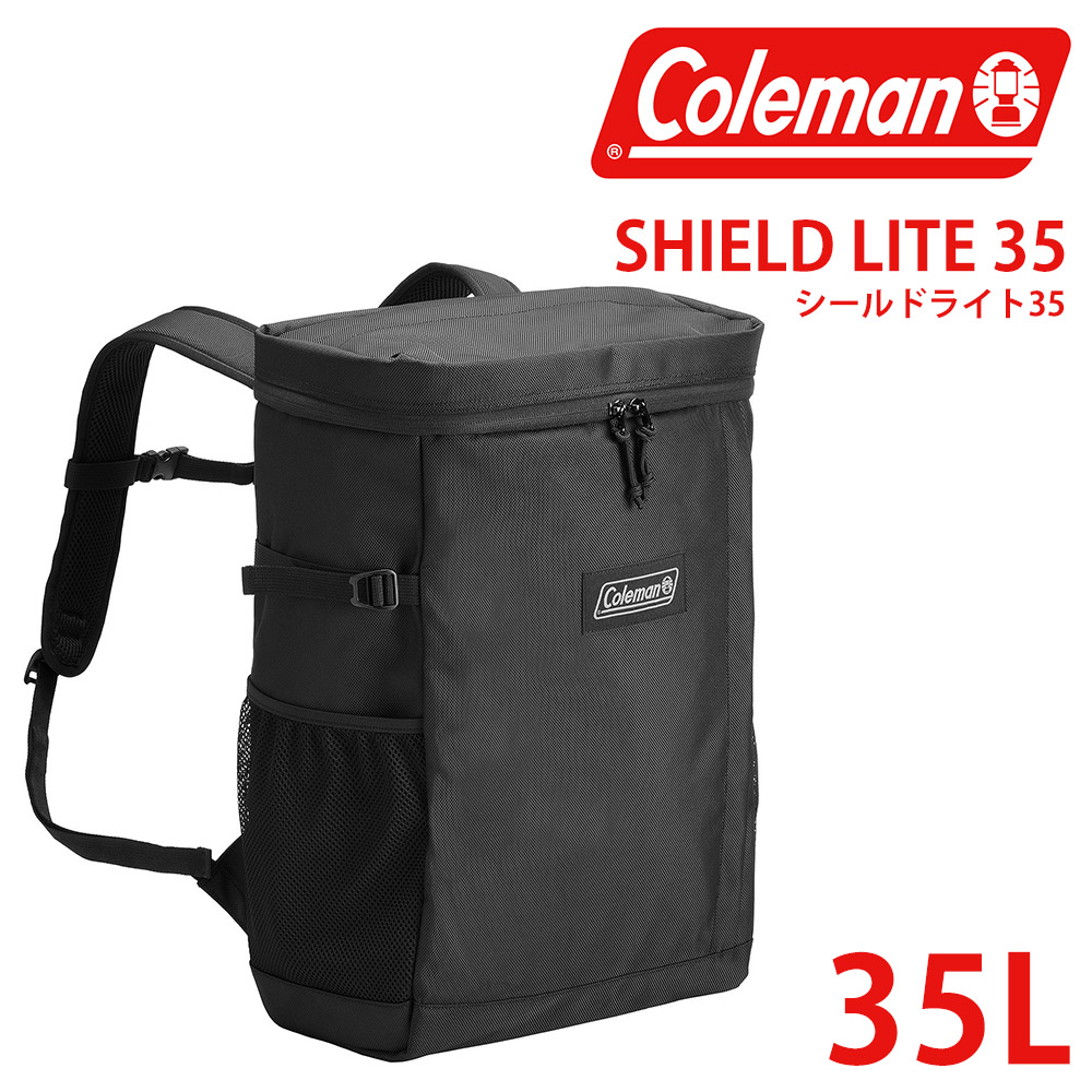 コールマン バッグ リュックサック スクエア バックパック デイパック Coleman シールドライト35 35L B4 A4 B5 メンズ レディース キッズ 誕生日プレゼント 【正規代理店】 ブラック -2207124
