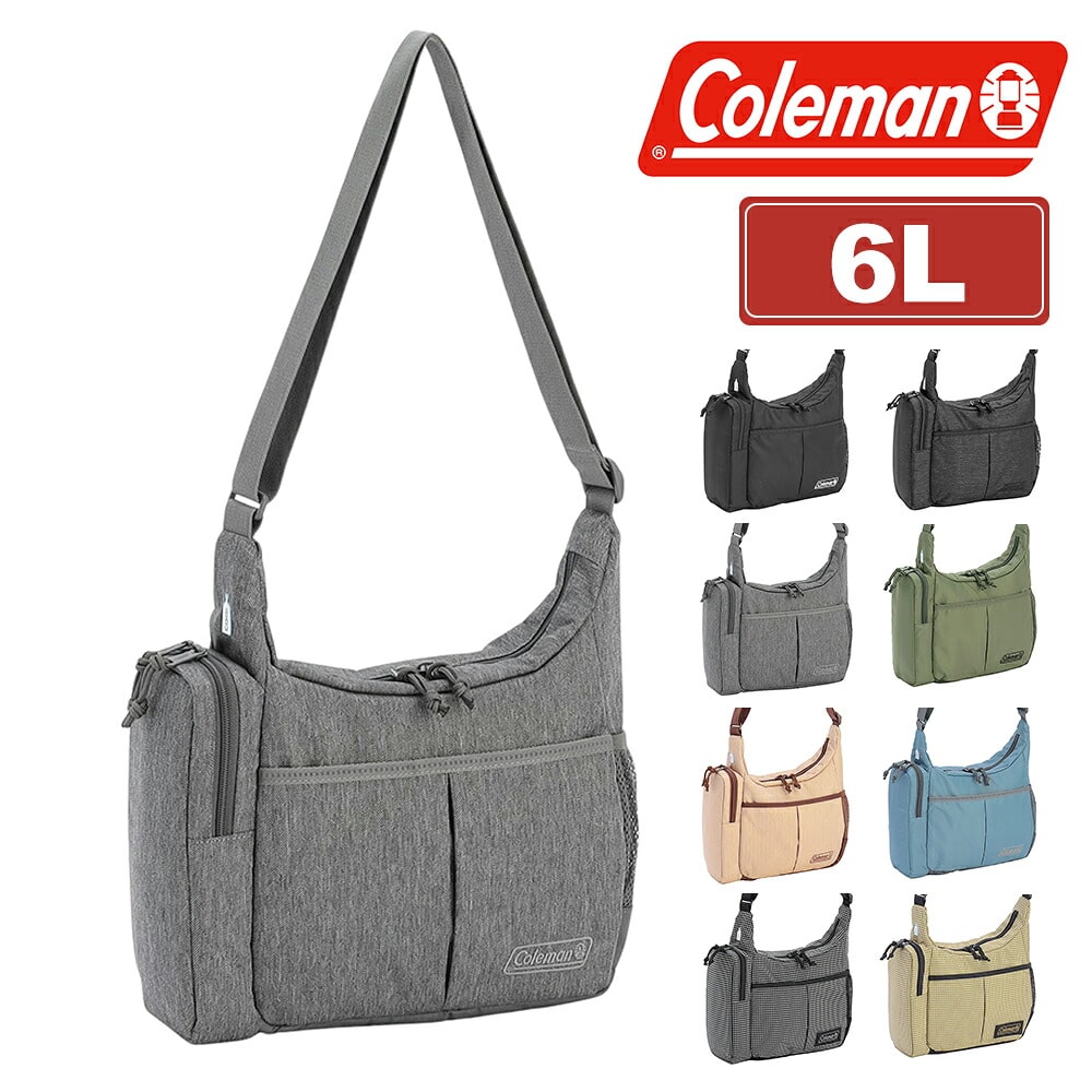 コールマン ショルダーバッグ 斜め掛け 6L A5 コンパクト 保冷ポケット Coleman ウォーカー クールショルダーSM メンズ レディース キッズ 送料無料 誕生日プレゼント ギフト ラッピング無料 正規代理店 3.ヘリンボーン -2235098