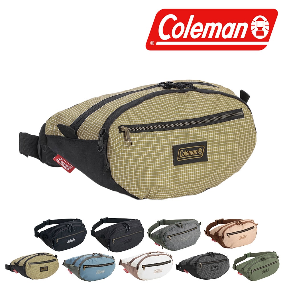 コールマン バッグ ウエストバッグ ボディバッグ ウエストポーチ ナイロン 5L A5 B6 Coleman ウォーカーウエスト5 メンズ レディース キッズ 誕生日プレゼント ギフト ラッピング無料 正規代理店 9.コヨーテリップ -2235101