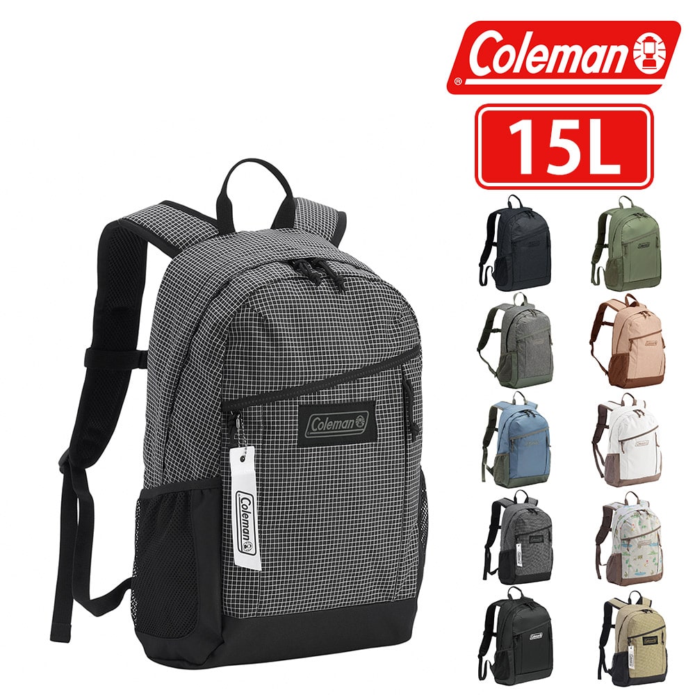 【母の日】 コールマン バッグ リュックサック デイパック バックパック リュック Coleman ウォーカー15 B4 A4 B5 15L メンズ レディース キッズ 送料無料 誕生日プレゼント ギフト ラッピング無料 正規代理店 9.ブラックリップ -2235115