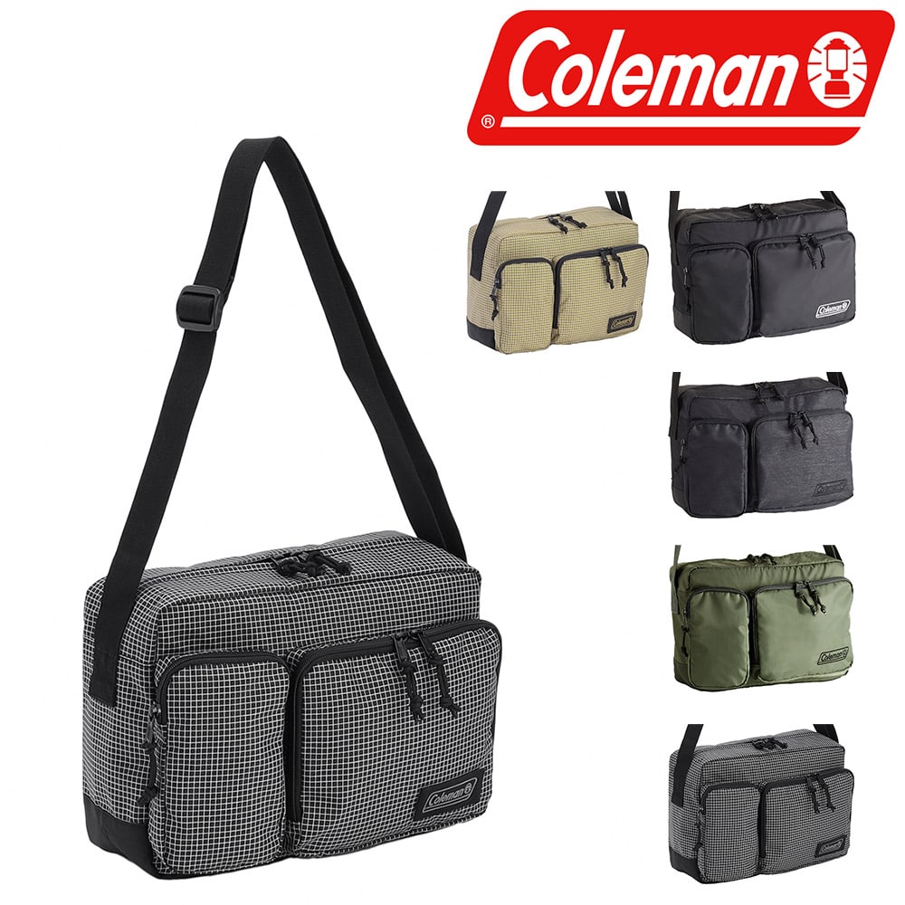 コールマン バッグ ショルダーバッグ 斜め掛け Coleman ウォーカーショルダー 8L B5 A5 B6 メンズ レディース キッズ 送料無料 誕生日プレゼント ギフト ラッピング無料 正規代理店 4.ブラックリップ -2235127