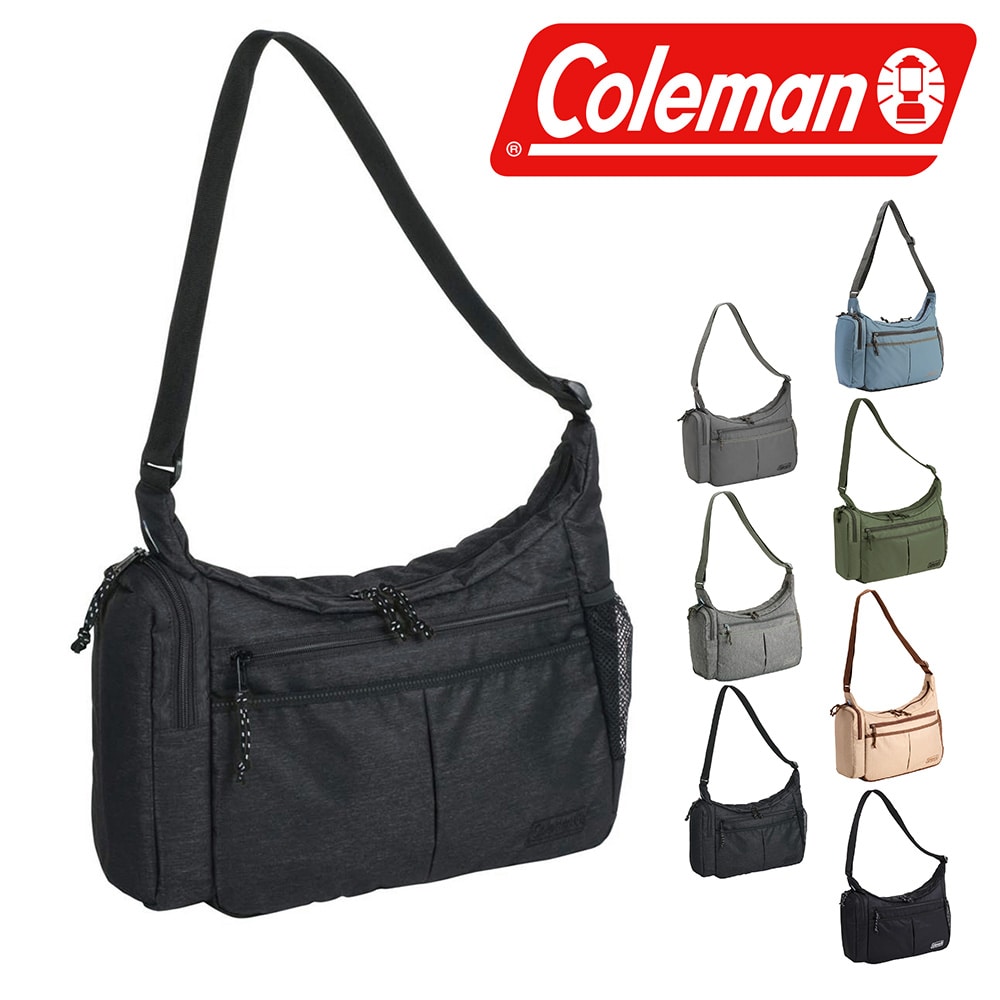 コールマン バッグ ショルダーバッグ 斜め掛けバッグ Coleman ウォーカー クールショルダー MD 8L A4 B5 メンズ レディース キッズ 誕生日プレゼント 【正規代理店】 2.ブラックヘザー -99x36205