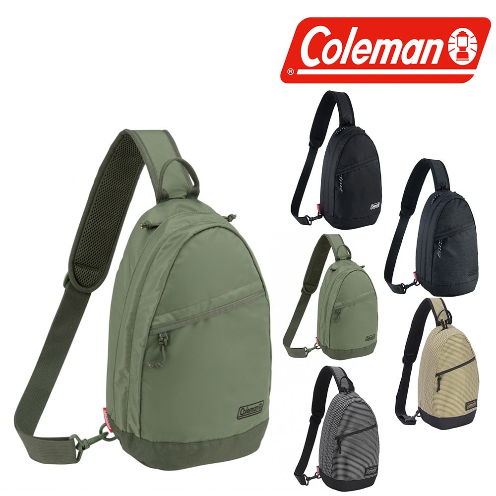 コールマン バッグ ボディバッグ ワンショルダー 縦型 Coleman ウォーカースリングバッグ 6.5L B5対応 メンズ レディース キッズ 誕生日プレゼント ギフト ラッピング無料 正規代理店 3.フォレストグリーン -99x39008