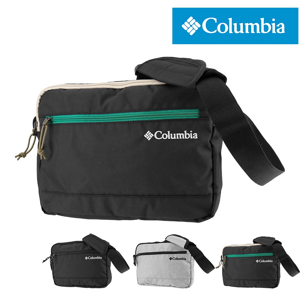 コロンビア バッグ ショルダーバッグ 斜めがけ Columbia ビッグマディロードショルダー B5対応 PU8780 メンズ レディース 送料無料 誕生日プレゼント ギフト ラッピング無料 正規代理店 3.グリーン -50