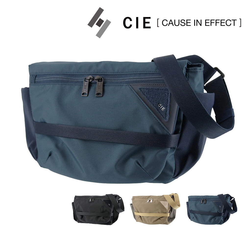 シー バッグ ショルダーバッグ 肩掛け 斜め掛け CIE フロウ ミニショルダーバッグ A5サイズ 022104 メンズ レディース 日本製 誕生日プレゼント ギフト 【正規代理店】 3.グレイッシュブルー -15
