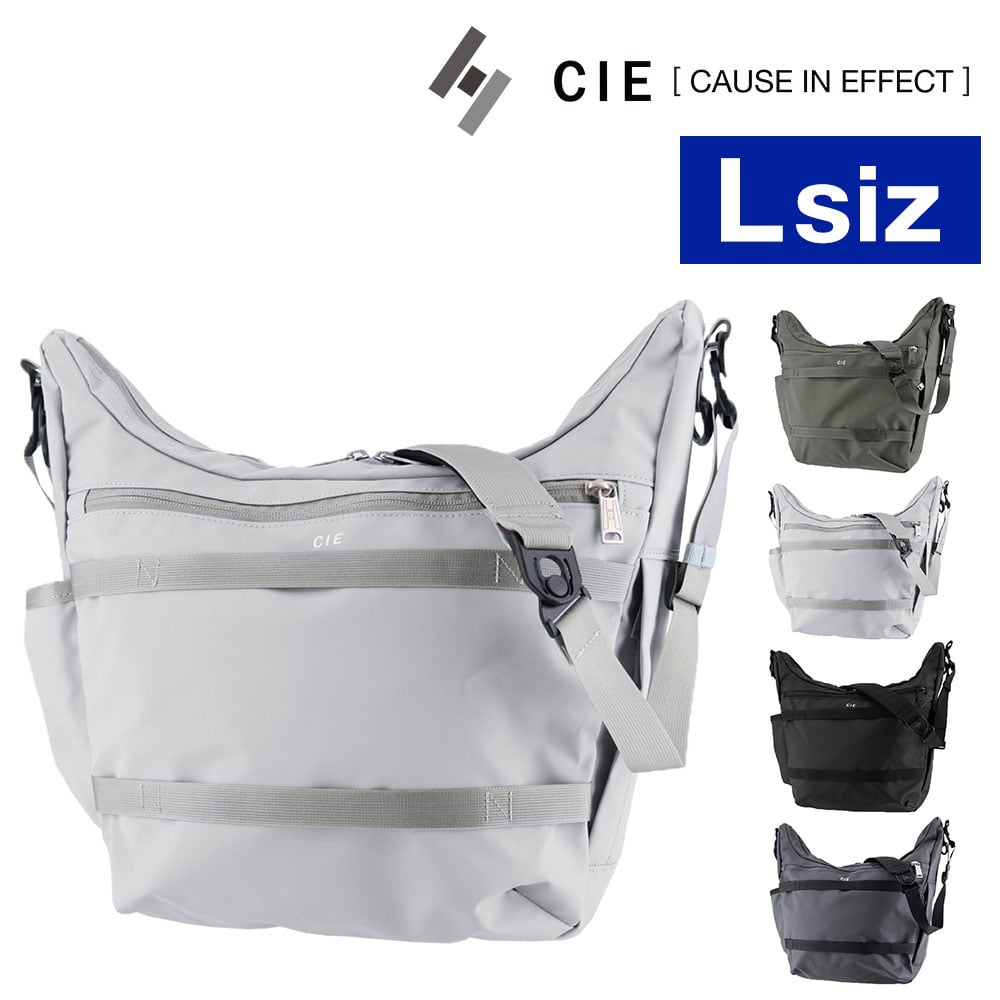 シー CIE ショルダーバッグ GRID-3 SHOULDER 032055 2.ライトグレー -15