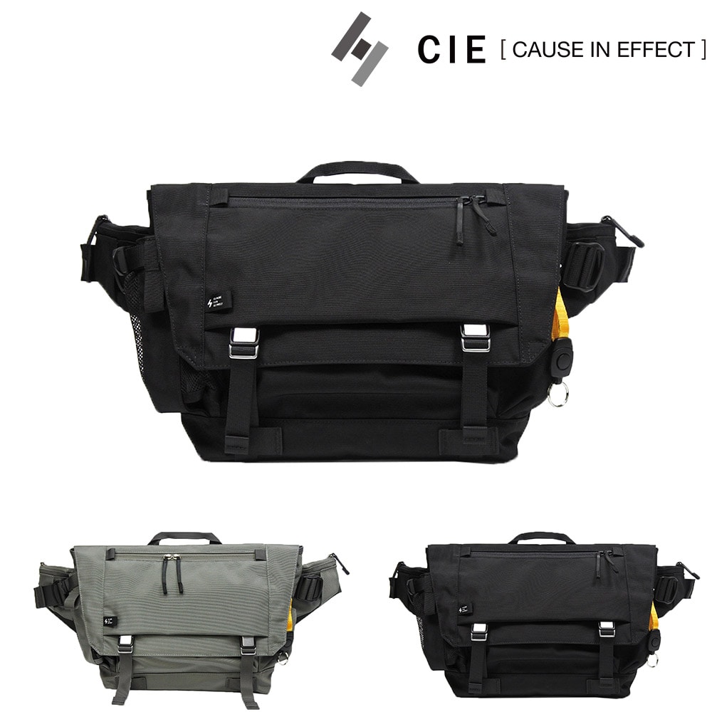 シー バッグ メッセンジャーバッグ ショルダーバッグ 斜めがけバッグ CIE エイブル ショルダー01 13L A4サイズ 202401 メンズ レディース 誕生日プレゼント ギフト 【正規代理店】 1.ブラック -10