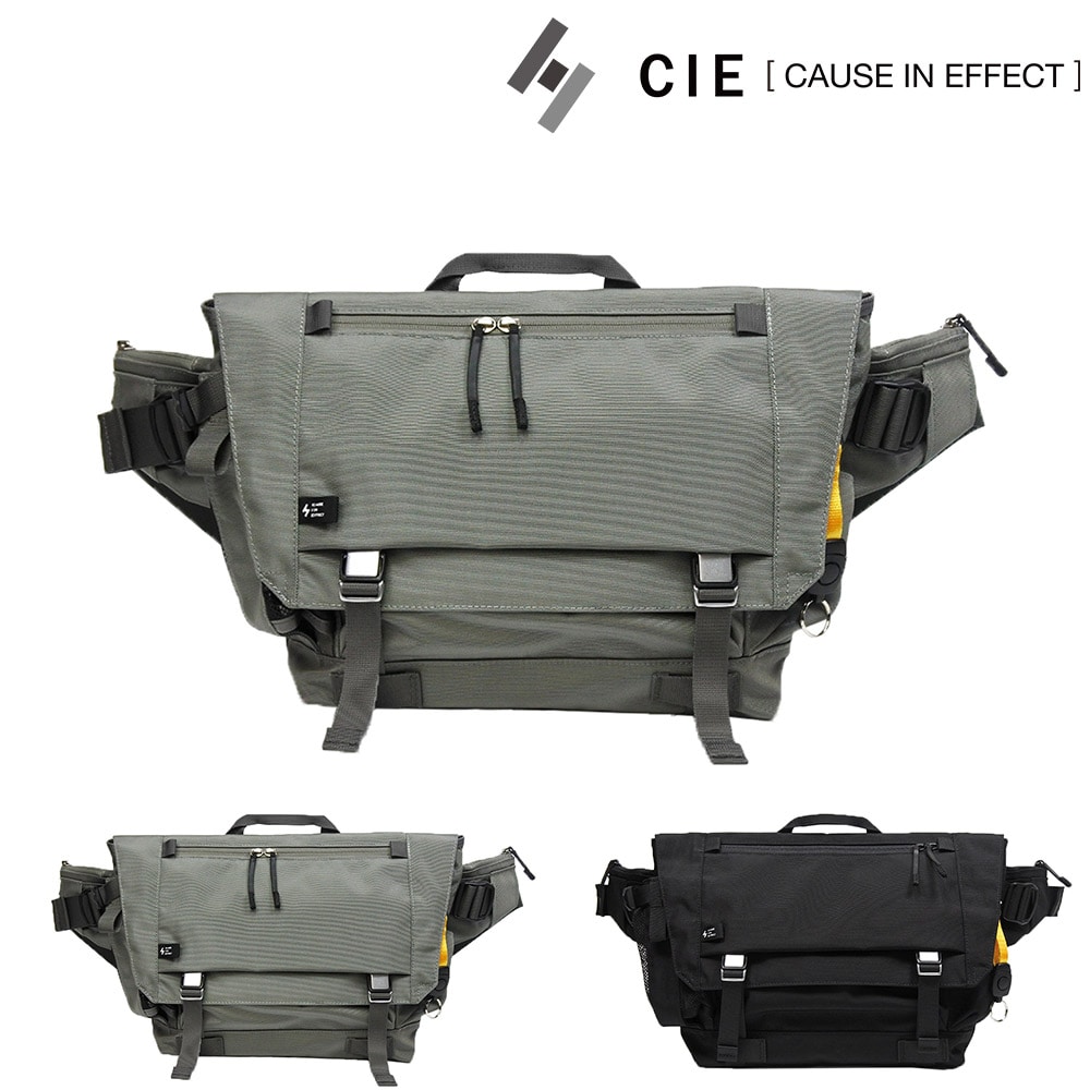 シー バッグ メッセンジャーバッグ ショルダーバッグ 斜めがけバッグ CIE エイブル ショルダー01 13L A4サイズ 202401 メンズ レディース 誕生日プレゼント ギフト 【正規代理店】 2.グレー -15