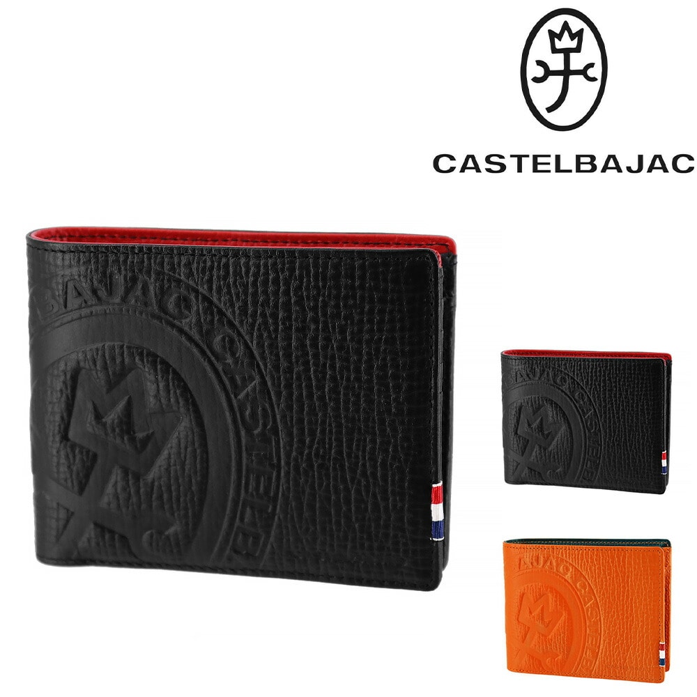 カステルバジャック CASTELBAJAC ピッコロ 二つ折り財布 022614 1.ブラック -10xblk