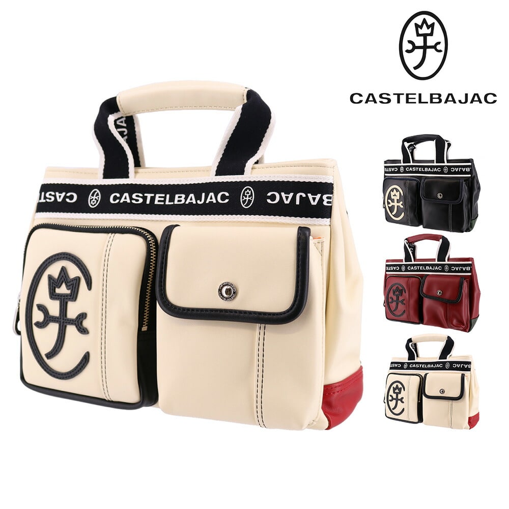 カステルバジャック CASTELBAJAC ドミネ ミニトートバッグ 024511 2.ホワイト -20xwht