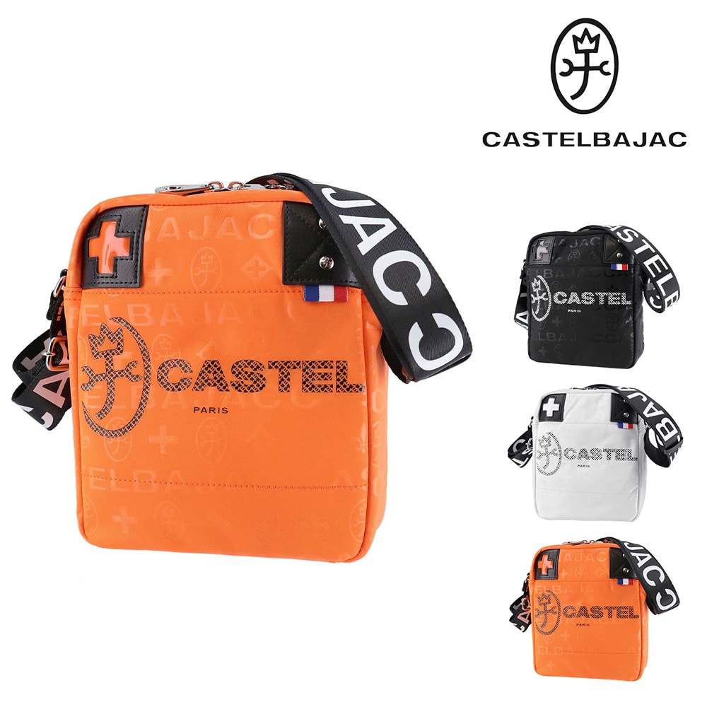カステルバジャック CASTELBAJAC パセ 縦型ショルダーバッグ 31122 3.オレンジ -34xorg