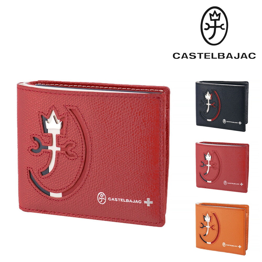 カステルバジャック CASTELBAJAC カルネ Carnet 二つ折り財布 32613 2.レッド -30xred