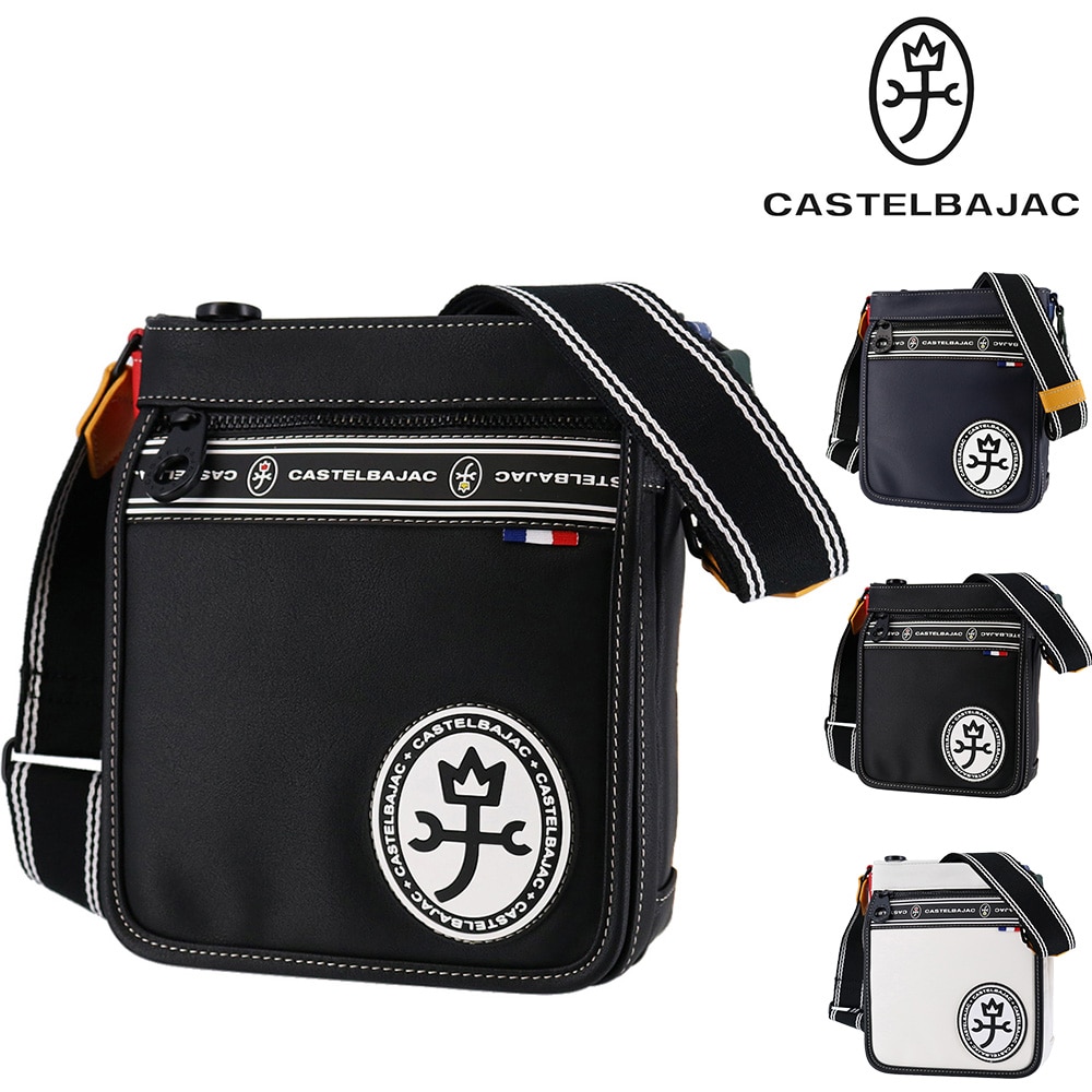 カステルバジャック バッグ ショルダーバッグ 斜め掛け 肩掛け CASTELBAJAC ルックス ミニショルダーバッグ A5 B6 49101 メンズ レディース 送料無料 誕生日プレゼント ギフト 【正規代理店】 1.ブラック -blk