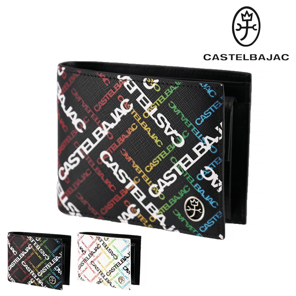 カステルバジャック CASTELBAJAC カルル 二つ折り財布 053623 1.ブラック -10xblk