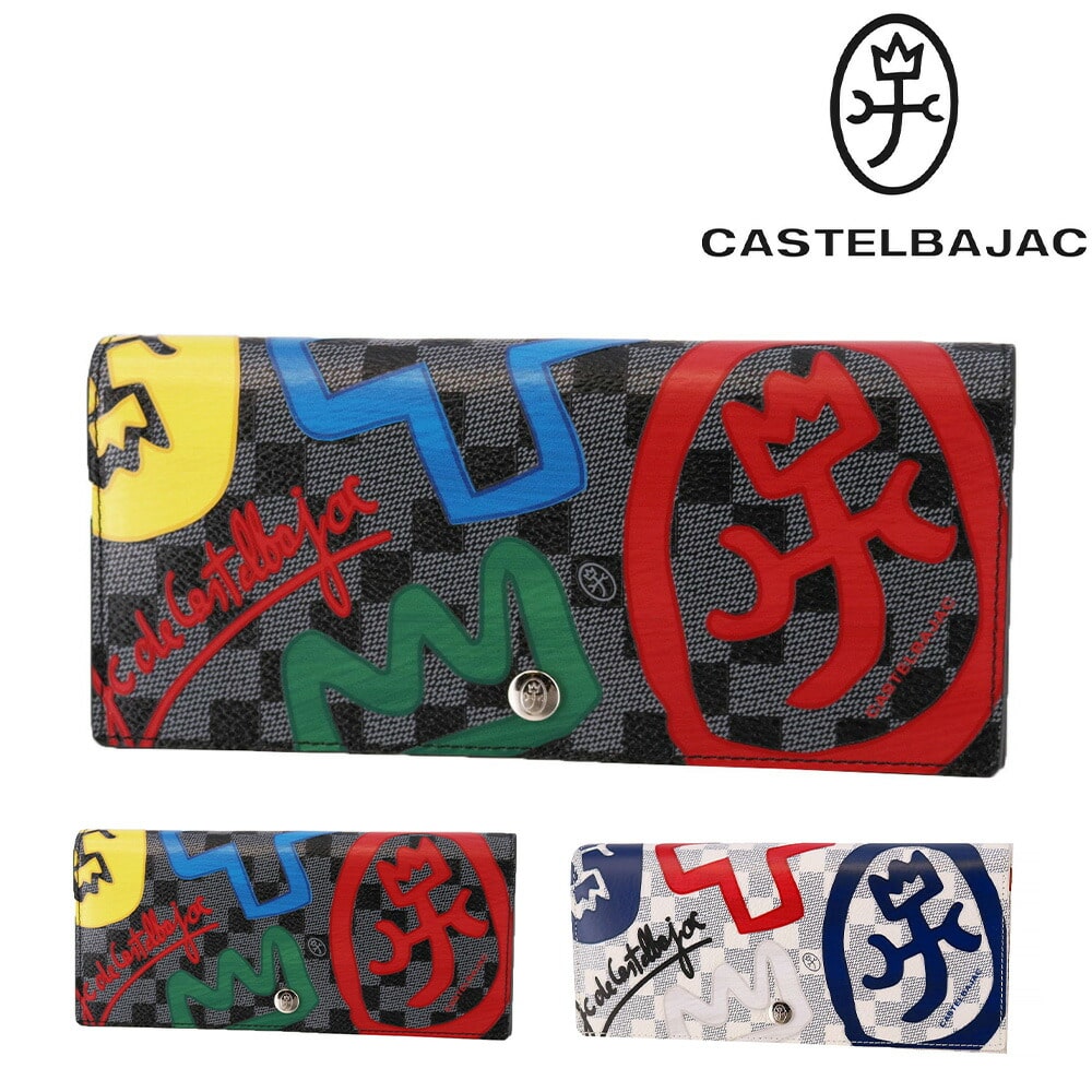 カステルバジャック CASTELBAJAC クラー 被せ長財布 066622 1.ブラック -10xblk