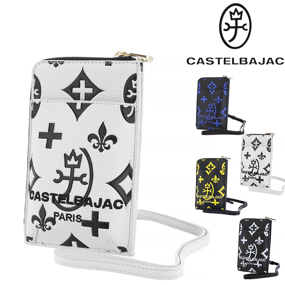 カステルバジャック CASTELBAJAC クレア スマホショルダーバッグ 68134 2.ホワイト -20xwht