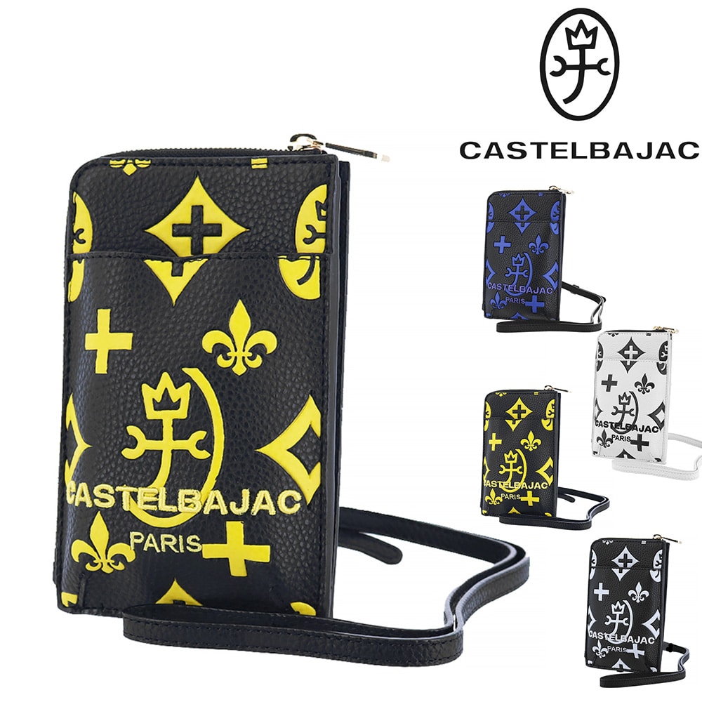 カステルバジャック CASTELBAJAC クレア スマホショルダーバッグ 68134 3.イエロー -52xylw