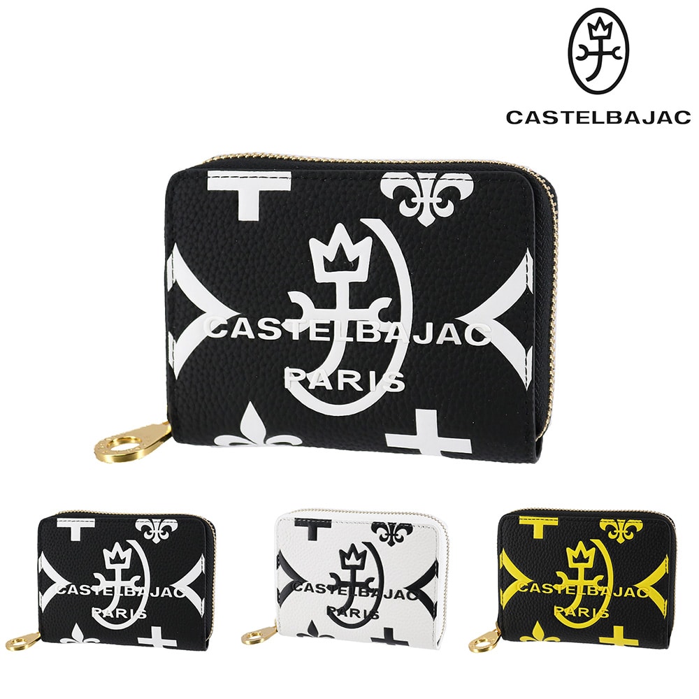 カステルバジャック 財布 バッグ 長財布 CASTELBAJAC クレア コンパクトセミ長財布 68632 メンズ レディース 誕生日プレゼント ギフト【正規代理店】 1.ブラック -blk