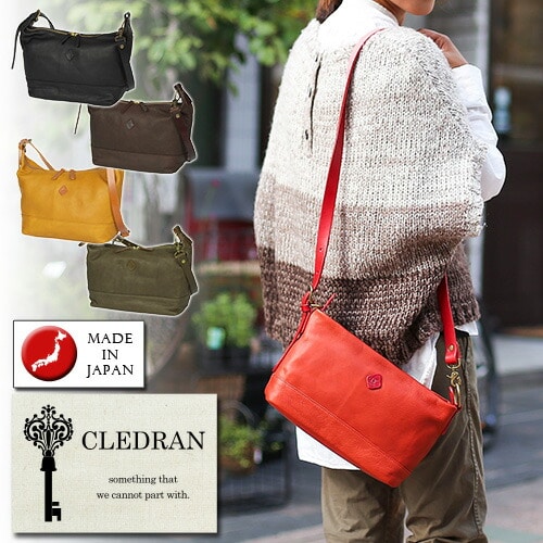クレドラン CLEDRAN 2wayショルダーバッグ ハンドバッグ クラッチバッグ 【GLOU/グロウ】 cl1987 99x812215 1.オリーブ
