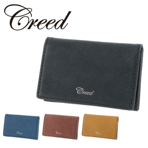 クリード Creed カードケース 名刺入れ RUB ラブ 312c921 3.キャメル 45x24