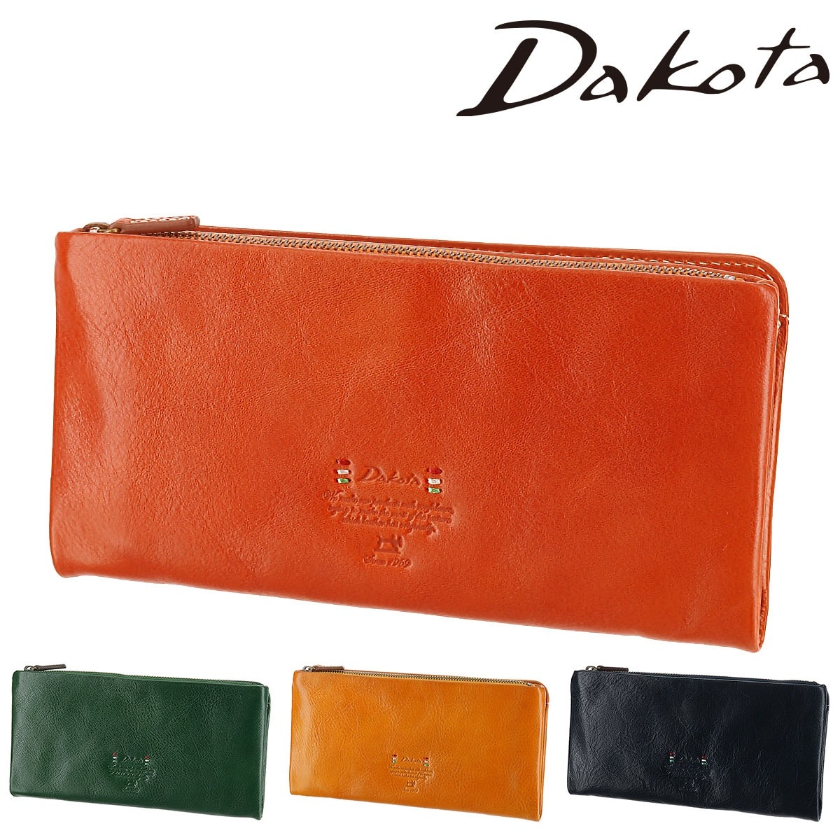 ダコタ Dakota トリコローレ ラウンドファスナー長財布 30275 4.ネイビー 60x60