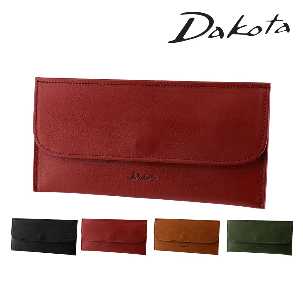 ダコタ 長財布 かぶせ 本革 Dakota ラルゴ 30593 レディース 送料無料 誕生日プレゼント ギフト ラッピング無料 正規代理店 2.レッド -30