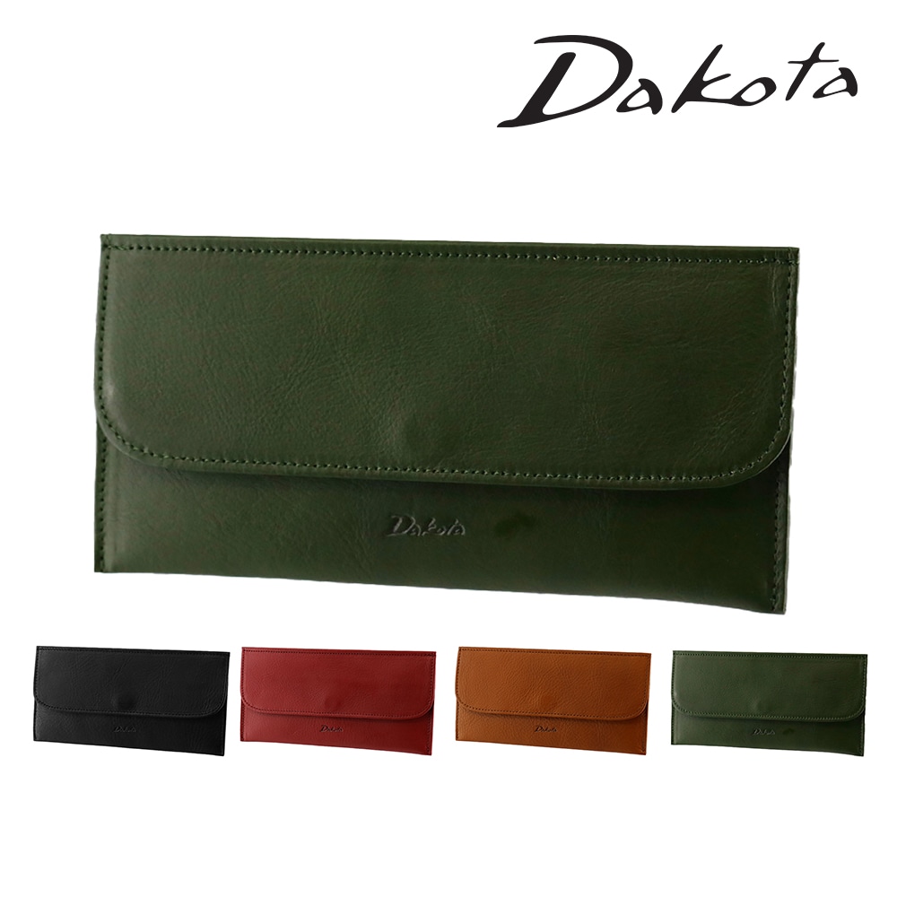 ダコタ 長財布 かぶせ 本革 Dakota ラルゴ 30593 レディース 送料無料 誕生日プレゼント ギフト ラッピング無料 正規代理店 4.グリーン -50