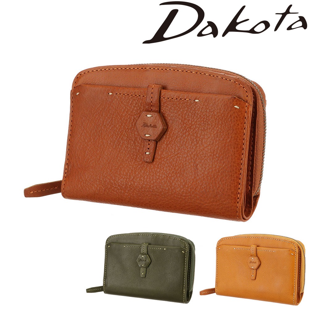ダコタ Dakota エザーゴノ 二つ折り財布 30772 2.カーキ 51x51