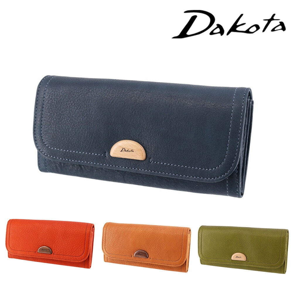 ダコタ Dakota アーブル かぶせ長財布 31362 4.ネイビー -60x60