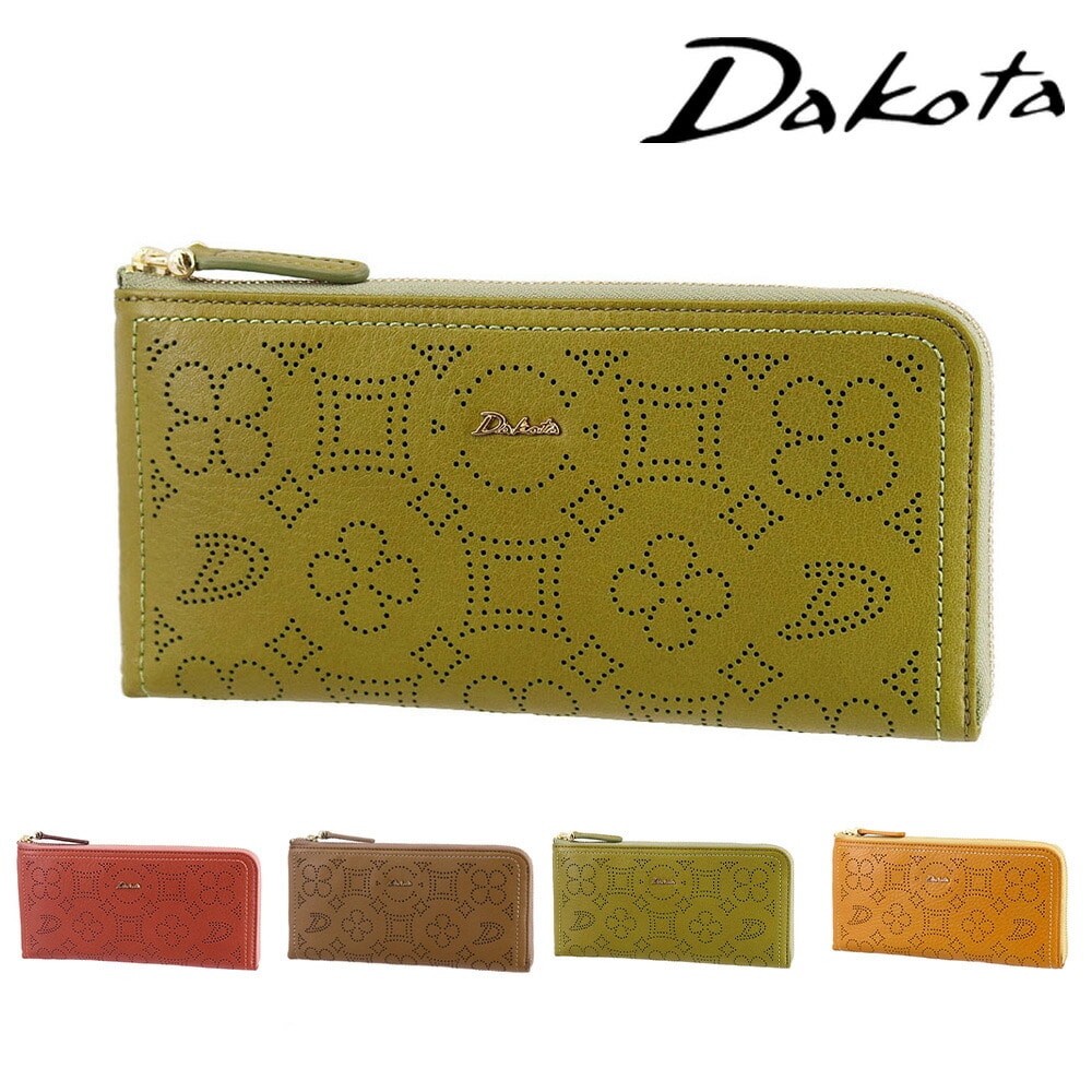 ダコタ Dakota ディクラッセ L字ファスナー長財布 31403 3.グリーン -50x50