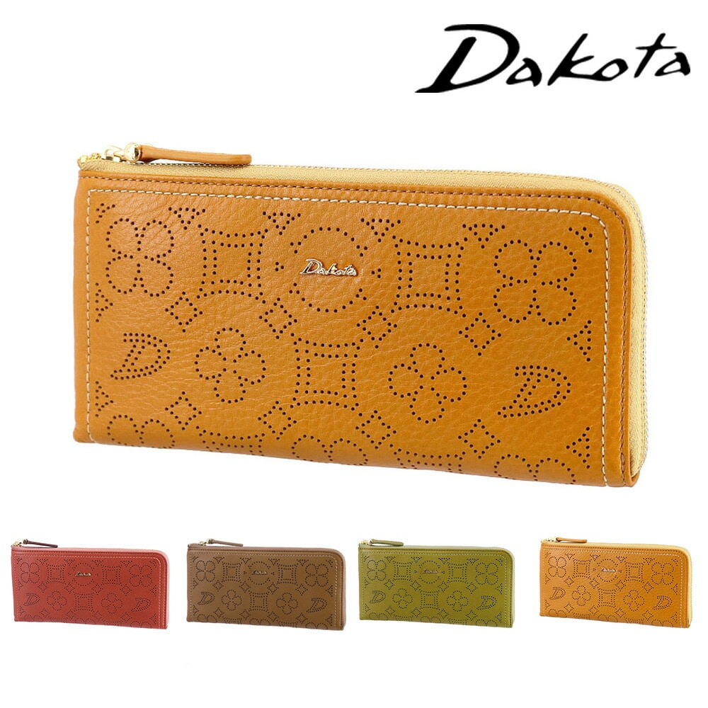 ダコタ Dakota ディクラッセ L字ファスナー長財布 31403 4.マスタード -53x53