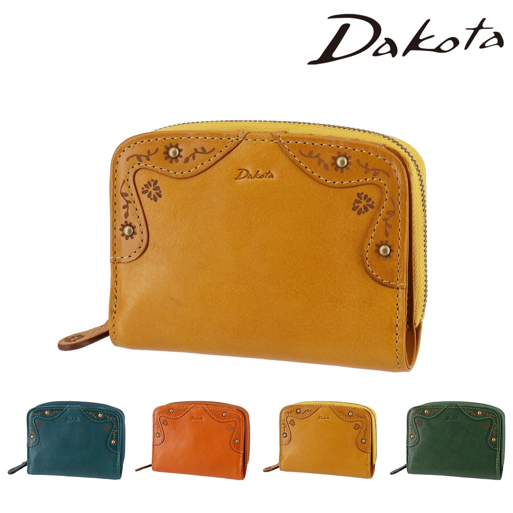ダコタ Dakota マーゴット 二つ折り財布 31600 3.マスタード -53