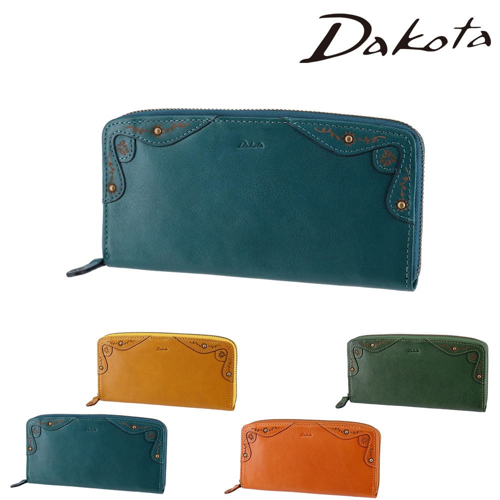 ダコタ Dakota マーゴット ラウンドファスナー長財布 31603 4.ブルー -65