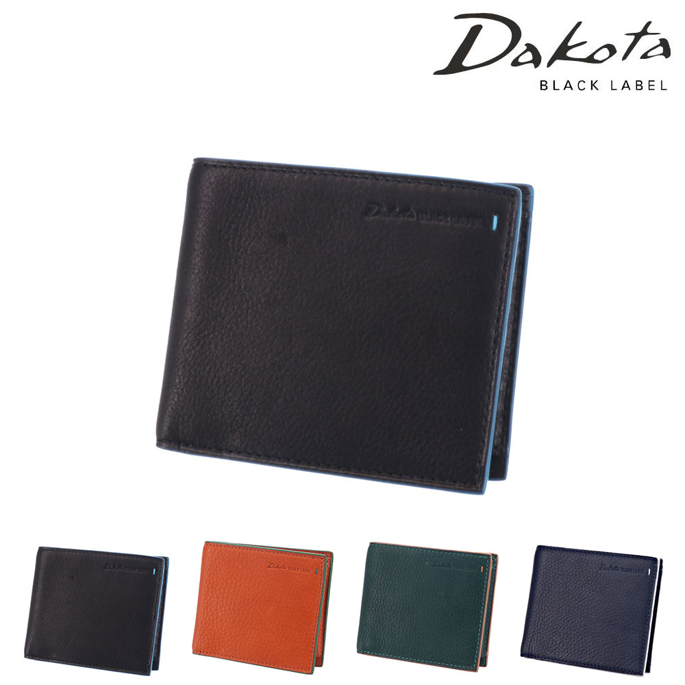 ダコタブラックレーベル Dakota black label グリップ 二つ折り財布 620121(620111) 1.ブラック 10x10