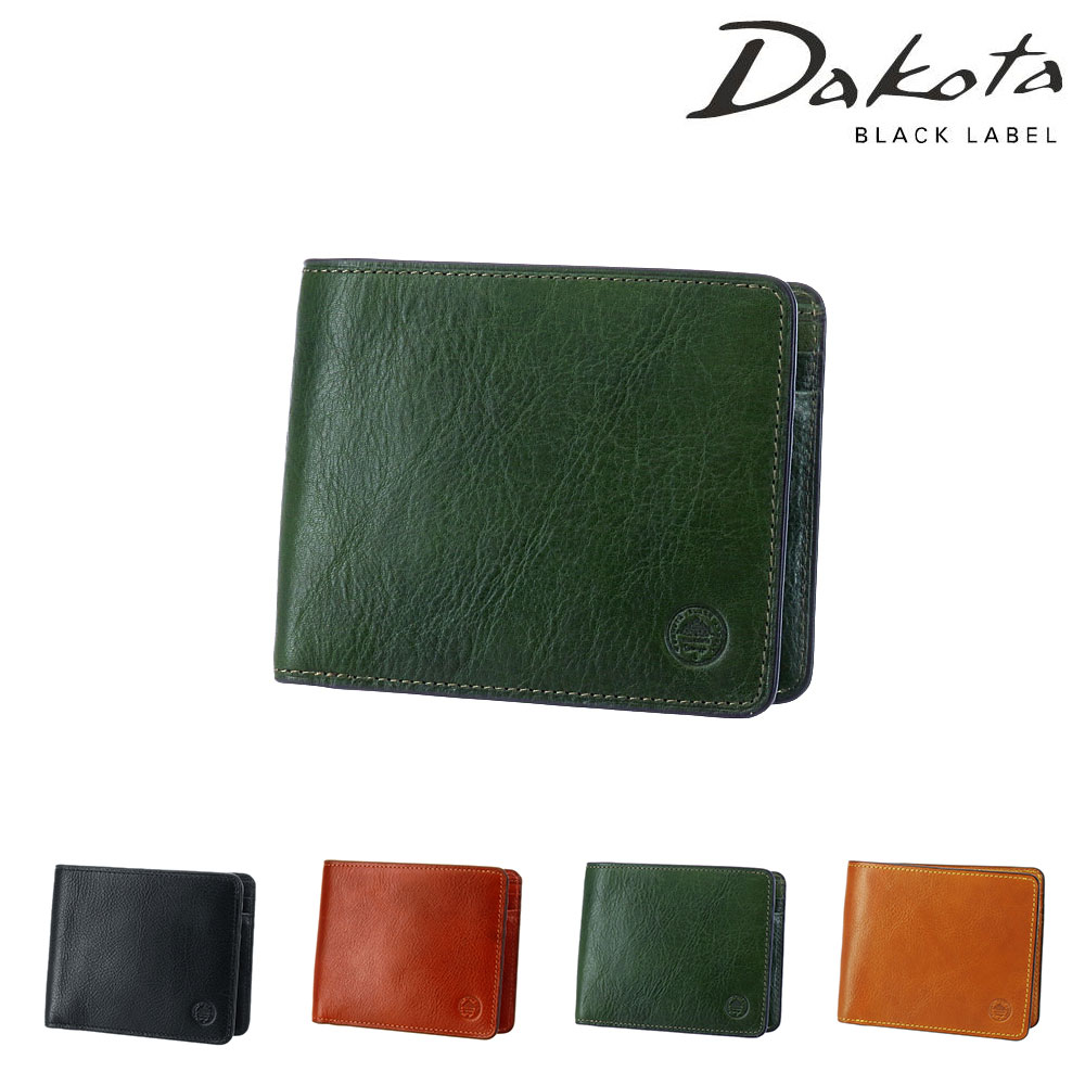 ダコタブラックレーベル Dakota black label エティカ 二つ折り財布 620320(620310) 3.グリーン 50x50