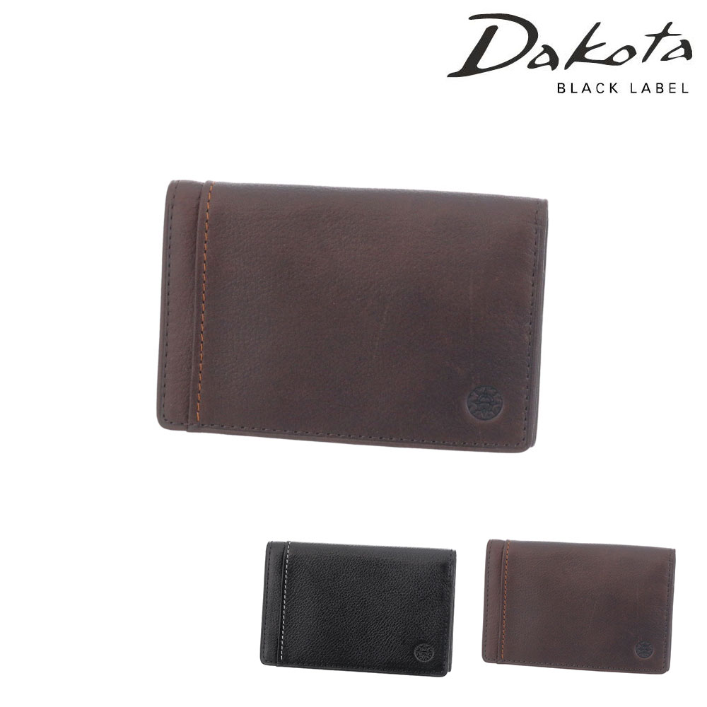 ダコタブラックレーベル Dakota black label リバーIV 名刺入れ 620716(620706) 2.チョコ 41x41
