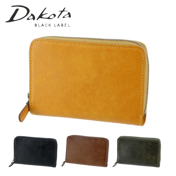 ダコタブラックレーベル Dakota black label ガウディ ラウンドファスナー二つ折財布 626812(626802) 3.カーキ 51x51