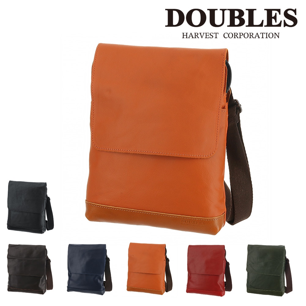 ダブルス DOUBLES ショルダーバッグ M jvk1603 4.キャメル 45xca