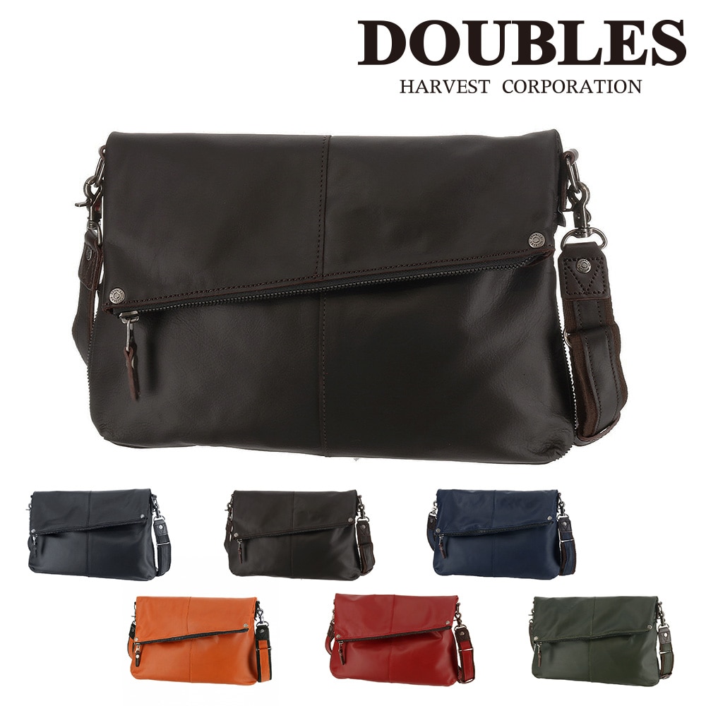 ダブルス DOUBLES ショルダーバッグ vlr1656 2.ダークブラウン 41xdbr