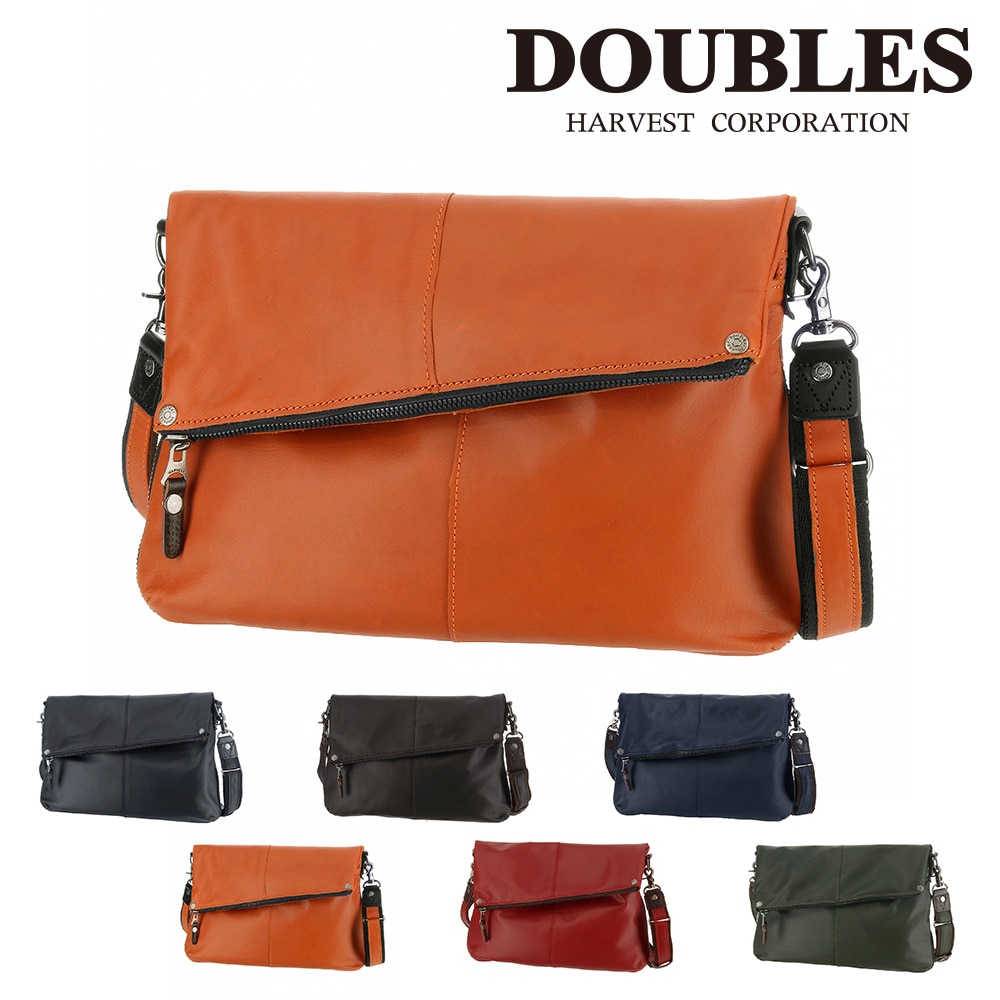 ダブルス DOUBLES ショルダーバッグ vlr1656 4.キャメル 45xca