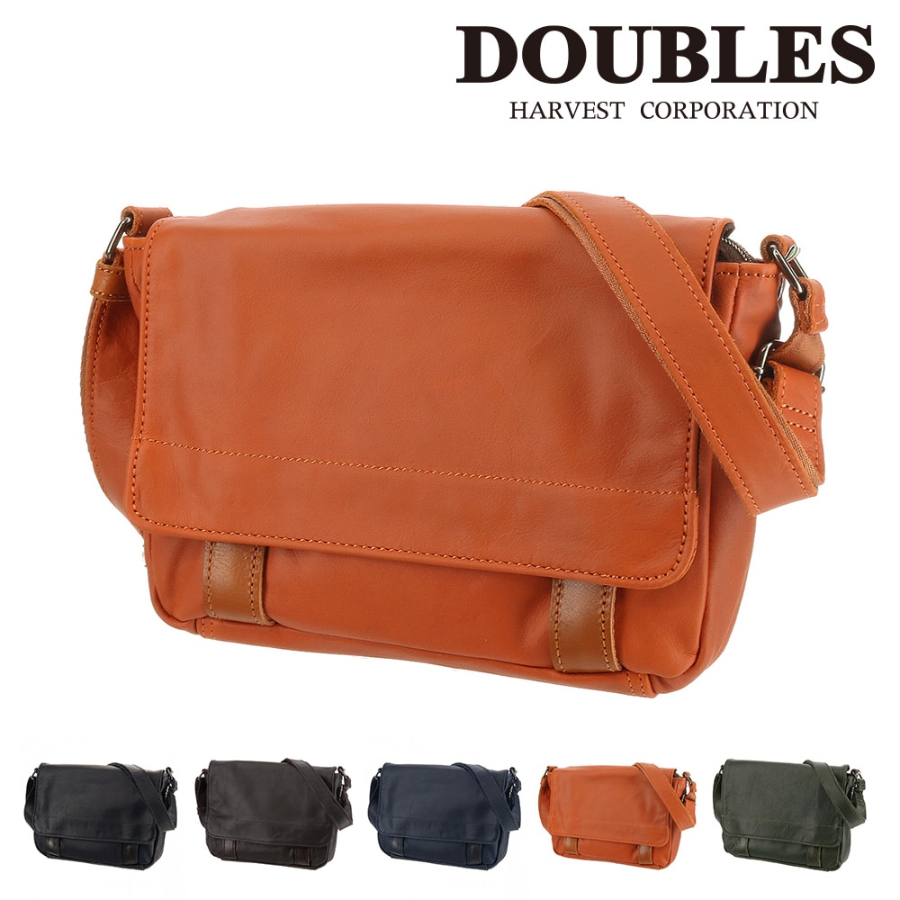 ダブルス DOUBLES フラップショルダーバッグ S vwe1919 4.キャメル 45xca