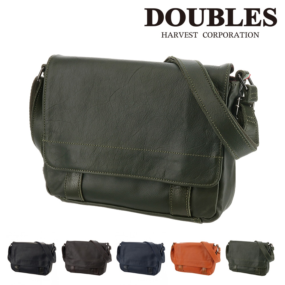 ダブルス DOUBLES フラップショルダーバッグ S vwe1919 5.グリーン 50xg