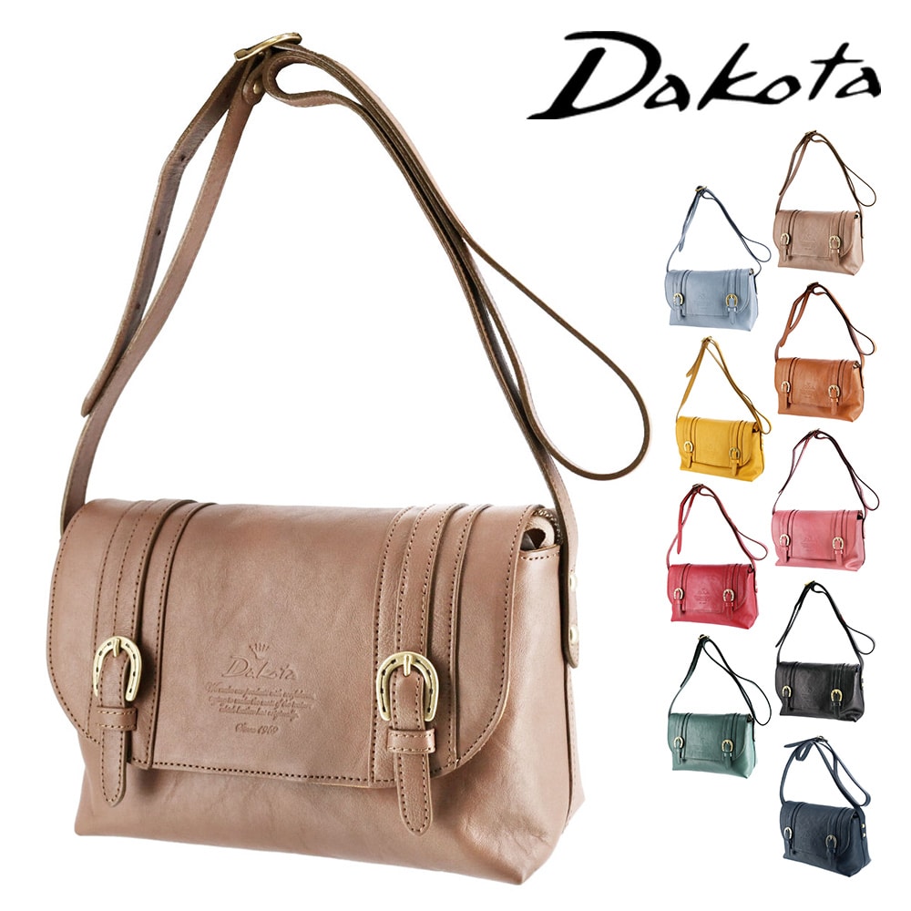 ダコタ バッグ ショルダーバッグ 斜め掛けバッグ サブバッグ 本革 牛革 ミニショルダー Dakota キューブ 1030305 レディース 日本製 誕生日プレゼント ギフト 4.オーク -43x43