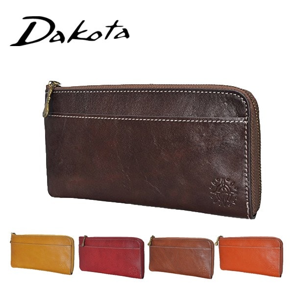 ダコタ Dakota フォンス L字ファスナー長財布 30557(35897) 1.レッド 30x30