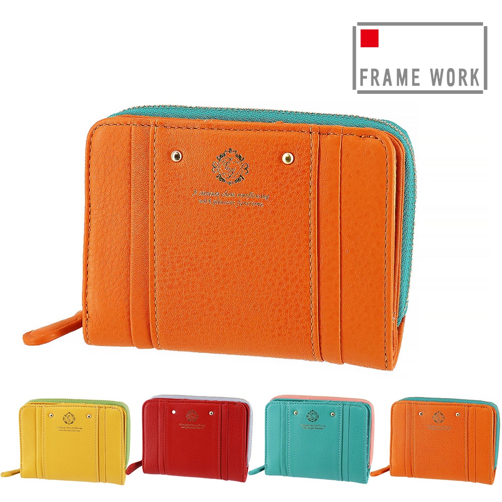 フレームワーク FRAME WORK メリー 45031 二つ折り財布 2.オレンジ -34
