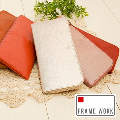 フレームワーク FRAME WORK グロス L字長財布 42031 (47031) 5.ワイン 33x33