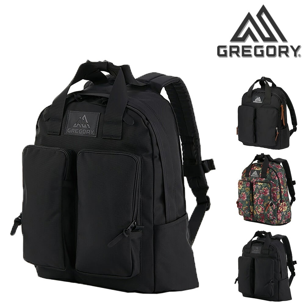 グレゴリー GREGORY リュックサック TWIN POCKET PACK ツインポケットパック 3.バリスティックブラック -99x190207098525 bfss25