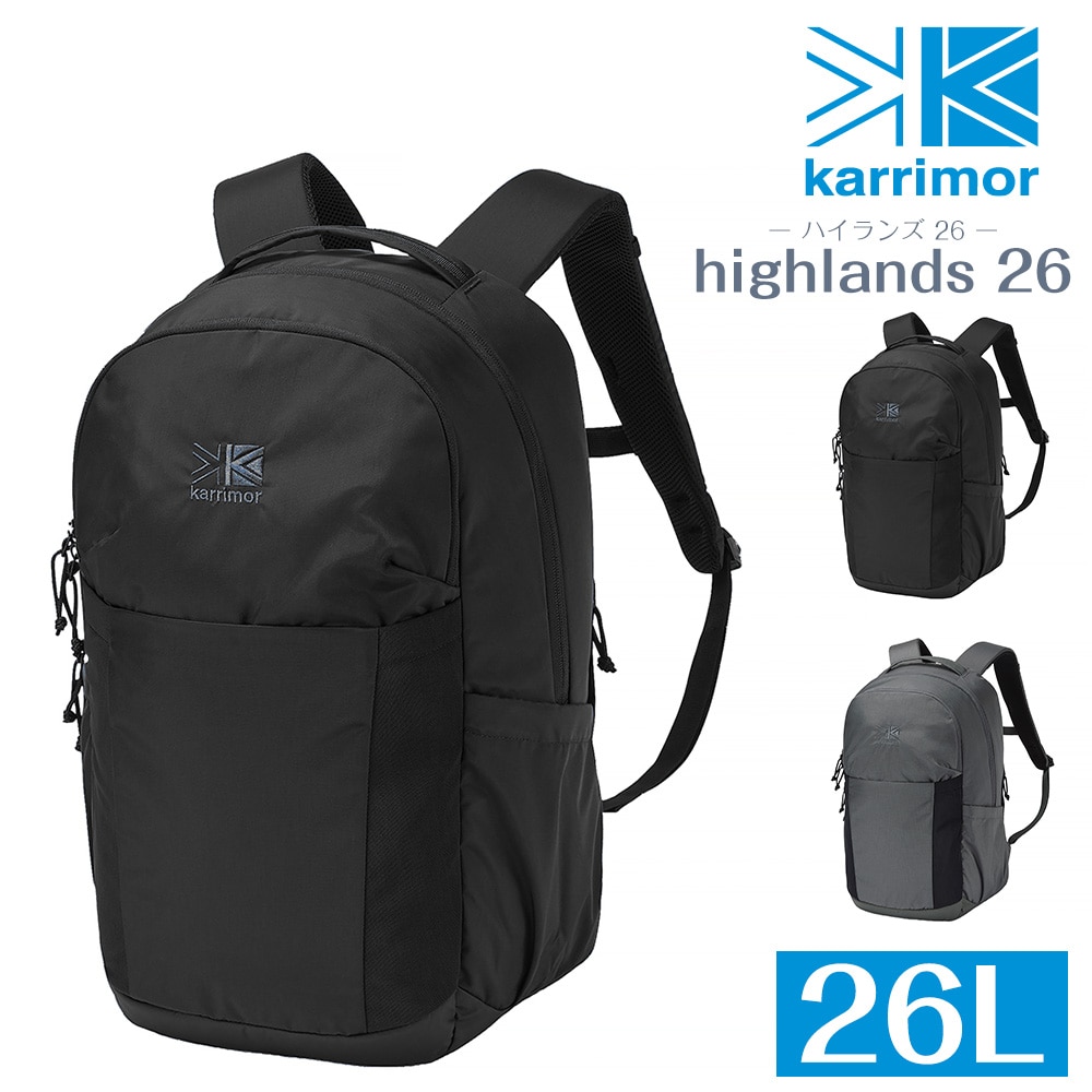 カリマー karrimor リュックサック highlands 26 ハイランズ 26 1.ブラック -99x5011789000 bfss25