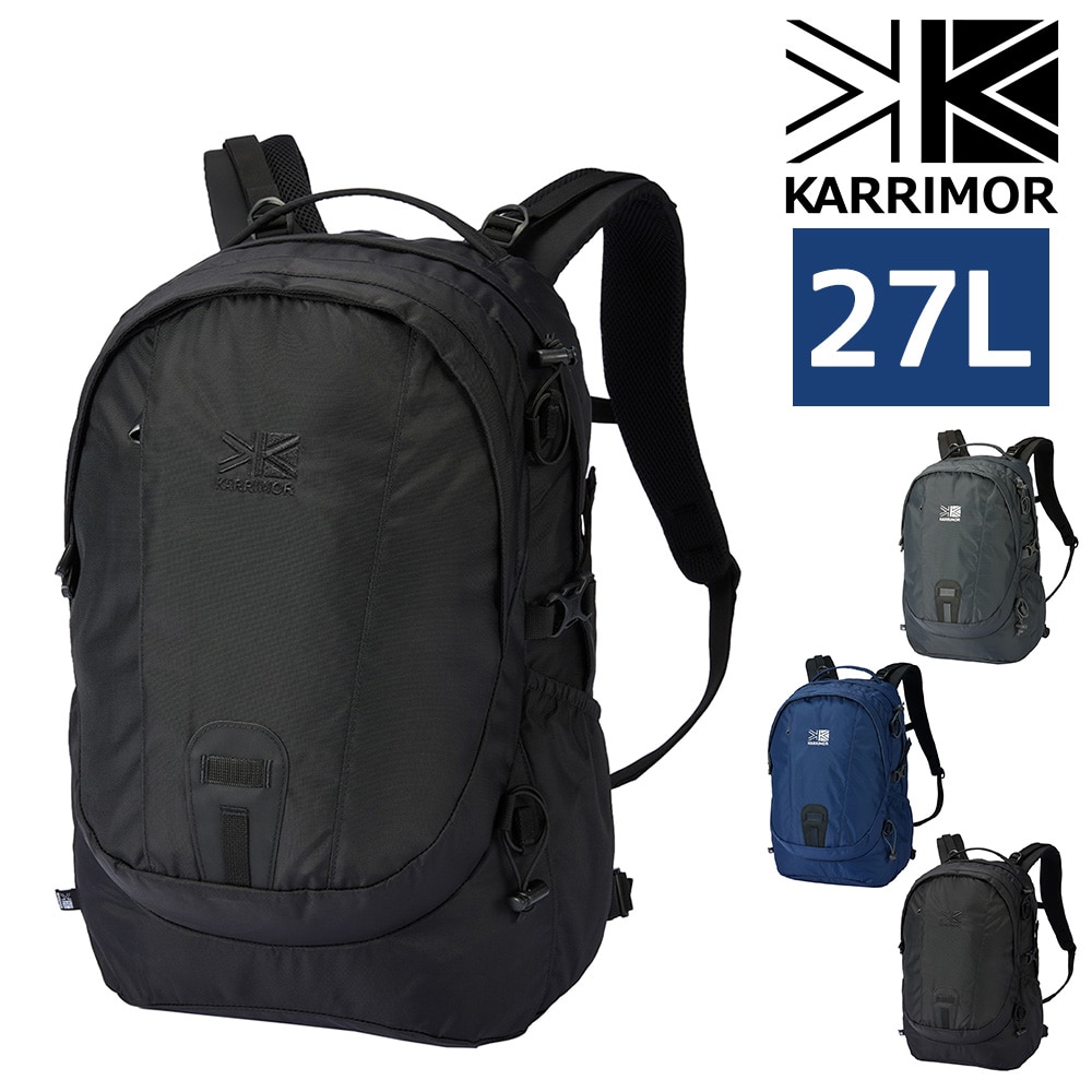 カリマー リュックサック ザックパック バックパック 中型 27L A3 B4 A4 ナチュレスタイル イクリプス27 メンズ レディース 登山用リュック おしゃれ 高校生 誕生日プレゼント ギフト 1.ブラック -5012109000 bfss25